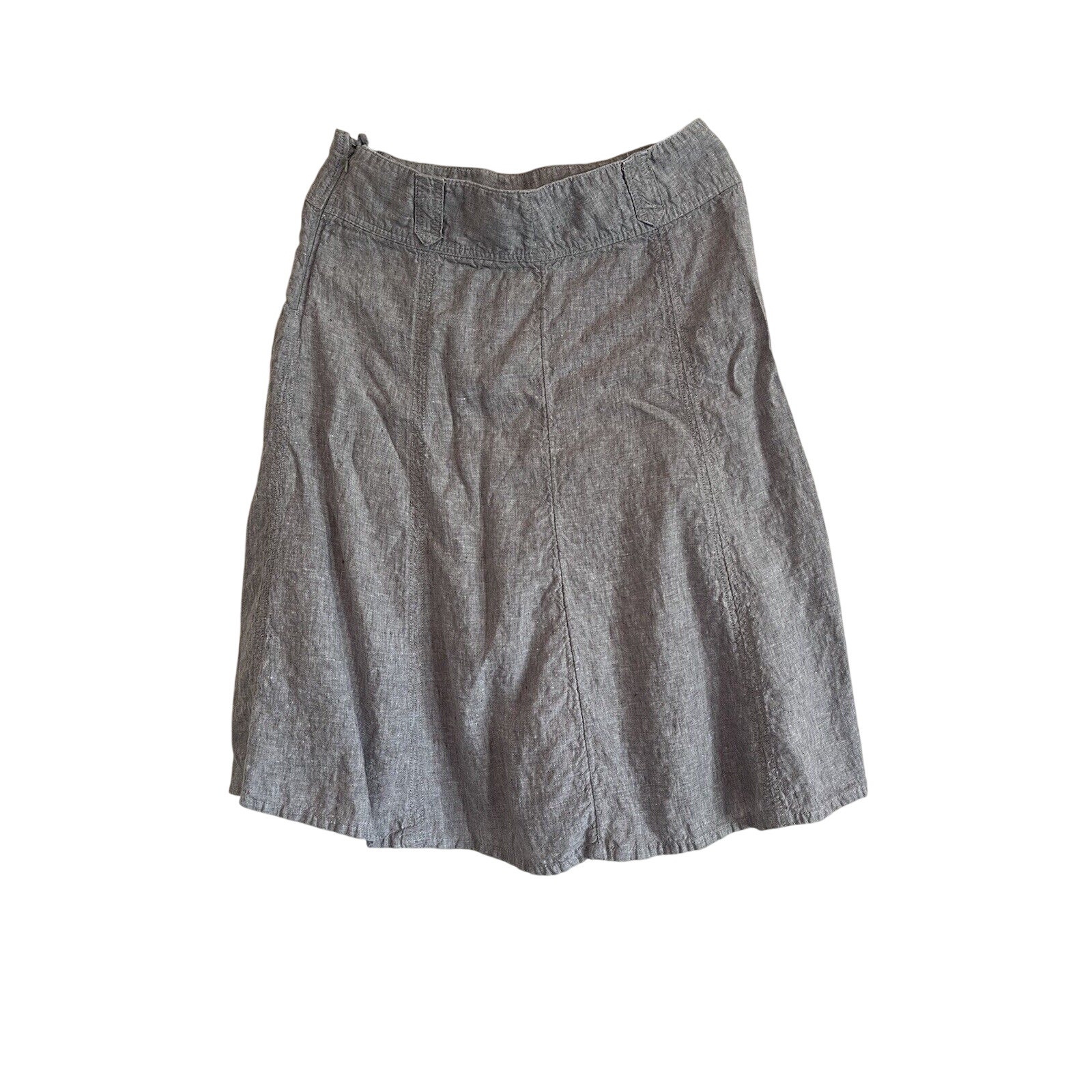 Womens Canda Skirt Gray 42/ Us 12 Knee Length Ladies Midi Casual